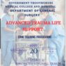 Advanced Trauma Life Support (ATLS) – CRMI Training Programme