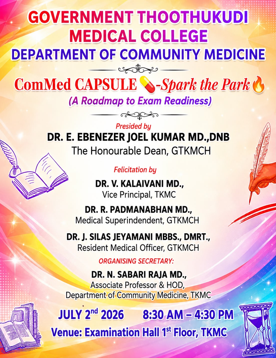 ComMed CAPSULE – Spark the Park A Roadmap to Exam Readiness5