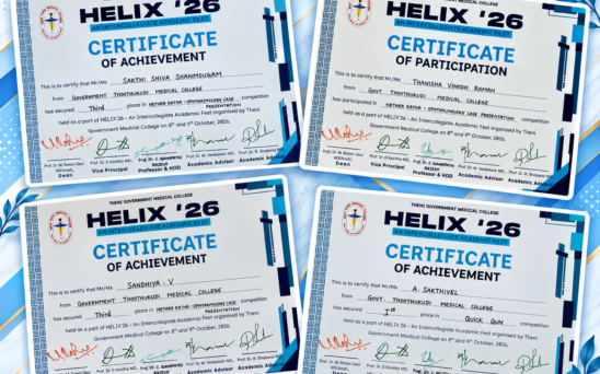 HELIX ’26 Certificate