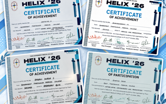 Helix ’26 Certificate Celebration